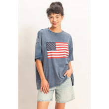 Load image into Gallery viewer, Mineral Washed Flag USA