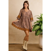 Load image into Gallery viewer, LEOPARD w/ Lace Trim