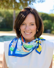 Load image into Gallery viewer, Portofino Scarf Blue