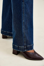 Load image into Gallery viewer, "LUX" Retro Front Tab Closure DK Indigo