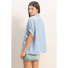 Load image into Gallery viewer, Striped SS BLUE