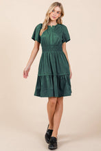 Load image into Gallery viewer, Suede Smocked