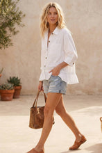 Load image into Gallery viewer, Ruffle Hem Poplin