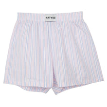 Load image into Gallery viewer, Pink & Blue Striped Boxers