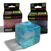 Load image into Gallery viewer, Glitter Squishy Cube