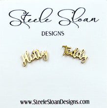 Load image into Gallery viewer, Hotty Toddy Gold Studs