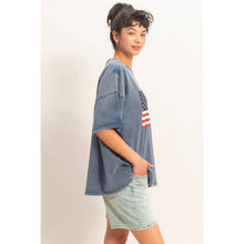 Load image into Gallery viewer, Mineral Washed Flag USA