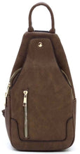 Load image into Gallery viewer, Sling Backpack Brown
