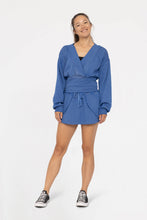 Load image into Gallery viewer, Burned Out Skort BLUE