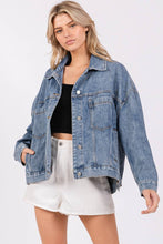 Load image into Gallery viewer, WASHED DENIM JACKET