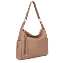 Load image into Gallery viewer, Viviana Hobo Tote Bag: Natural