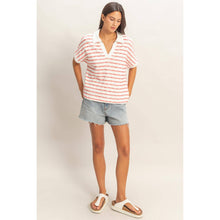 Load image into Gallery viewer, RED Collared Knit