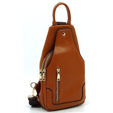 Load image into Gallery viewer, Sling Backpack Brown