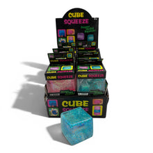 Load image into Gallery viewer, Glitter Squishy Cube