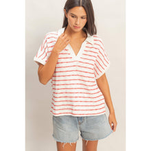 Load image into Gallery viewer, RED Collared Knit