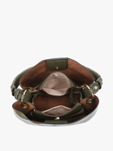 Load image into Gallery viewer, Olivia Crocodile Hobo Brown