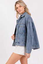 Load image into Gallery viewer, WASHED DENIM JACKET