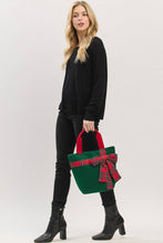 Load image into Gallery viewer, Christmas Bag w Plaid Blow