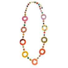 Load image into Gallery viewer, Aasha Rings Long Necklace