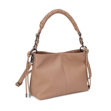 Load image into Gallery viewer, EJ60400-6 Chain Detail Satchel/Crossbody Bag: Natural - South Main Boutique