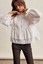 Load image into Gallery viewer, Embroidered Peplum