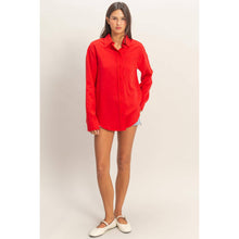 Load image into Gallery viewer, Linen Blend RED