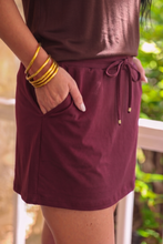 Load image into Gallery viewer, Maroon Skort