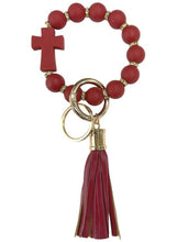Load image into Gallery viewer, Cross KR Bracelet Burgundy