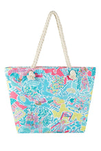 Load image into Gallery viewer, MB0309 Girls Print Rope Strap Tote Bag - South Main Boutique