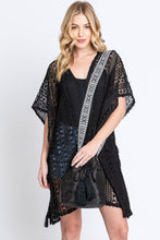 Load image into Gallery viewer, Sol Multi Color Women's Shoulder Bag with Aztec Strap: Black - South Main Boutique