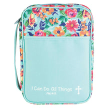 Load image into Gallery viewer, Bible Cover Floral I Can Do All
