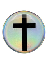 Load image into Gallery viewer, Tap To Pray™ Tag Crystal Cross