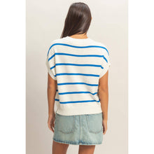 Load image into Gallery viewer, Blue Striped Knit