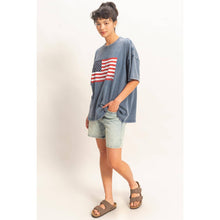 Load image into Gallery viewer, Mineral Washed Flag USA