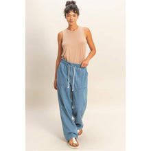 Load image into Gallery viewer, Wide-Leg Denim Pants