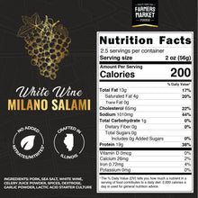Load image into Gallery viewer, White Wine Milano Salami
