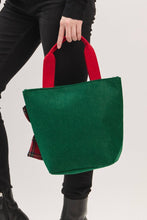 Load image into Gallery viewer, Christmas Bag w Plaid Blow
