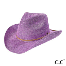 Load image into Gallery viewer, Sequin Red Cowboy Hat
