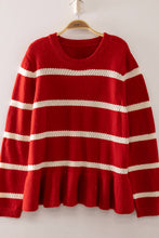 Load image into Gallery viewer, Stripe Peplum
