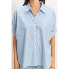 Load image into Gallery viewer, Striped SS BLUE
