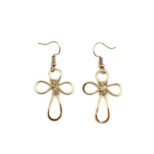 Gold Rounded Cross
