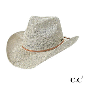 Sequin Red Cowboy Hat