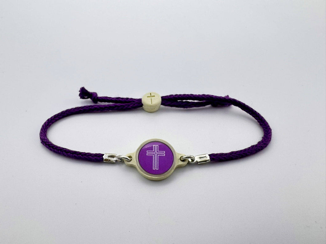 Tap To Pray™ Amethyst Cross