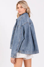 Load image into Gallery viewer, WASHED DENIM JACKET
