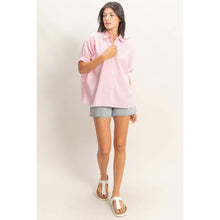 Load image into Gallery viewer, Striped SS Button PINK
