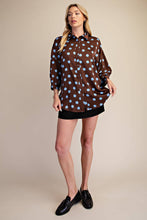 Load image into Gallery viewer, Polka Dot BROWN BLUE
