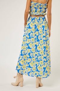 FLORAL PLUS MIDI SKIRT