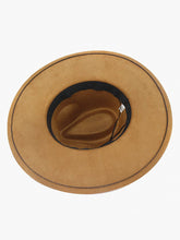 Load image into Gallery viewer, Atlas Suede Fedora Tan
