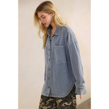 Load image into Gallery viewer, French Terry Denim Jacket
