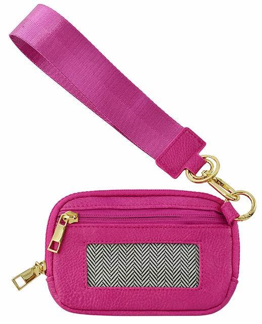 Zip Wallet w/ ID PINK